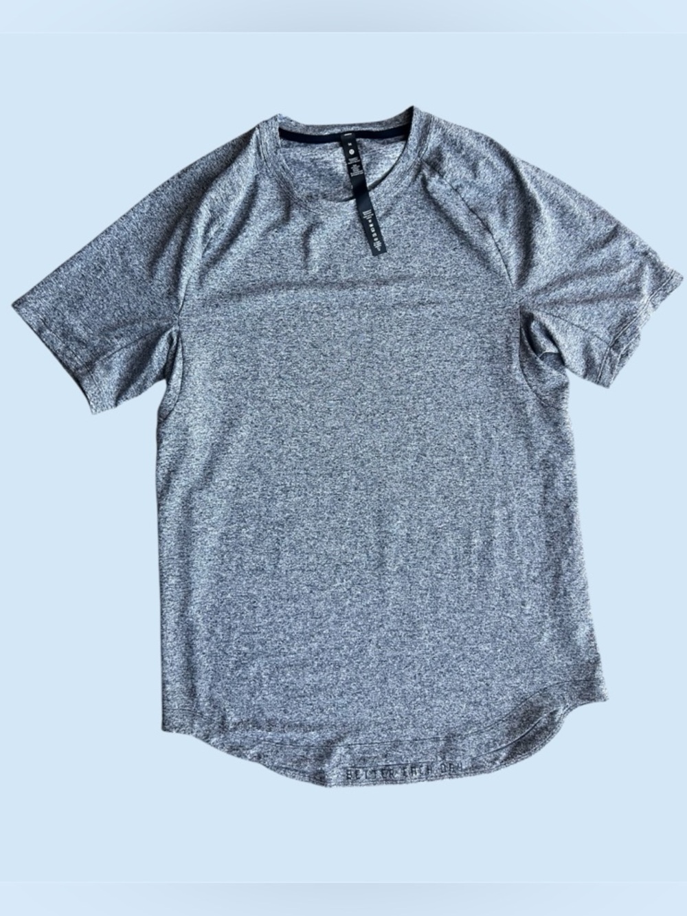 Lululemon men’s short sleeve tee heathered grey medium